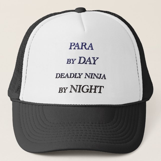 PARA BY DAY TRUCKER HAT (Front)
