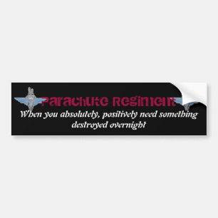 PARA-overnight Bumper Sticker