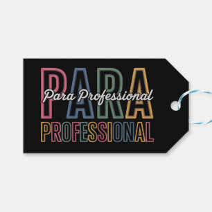 Para Paraprofessional Paraeducator First Day Back Gift Tags