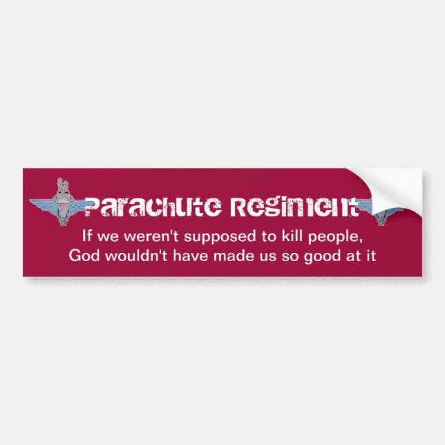 PARA-supposed Bumper Sticker (Front)