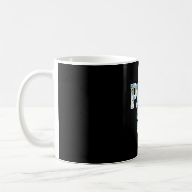 Para teacher coquette bow back to school first day coffee mug (Left)