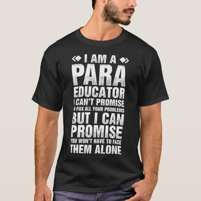 Para Teacher Paraprofessional Back To School T-Shirt (Front)