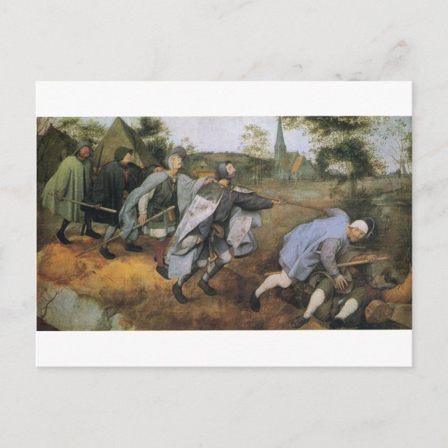 Parable of the Blind by Pieter Bruegel the Elder Postcard (Front)