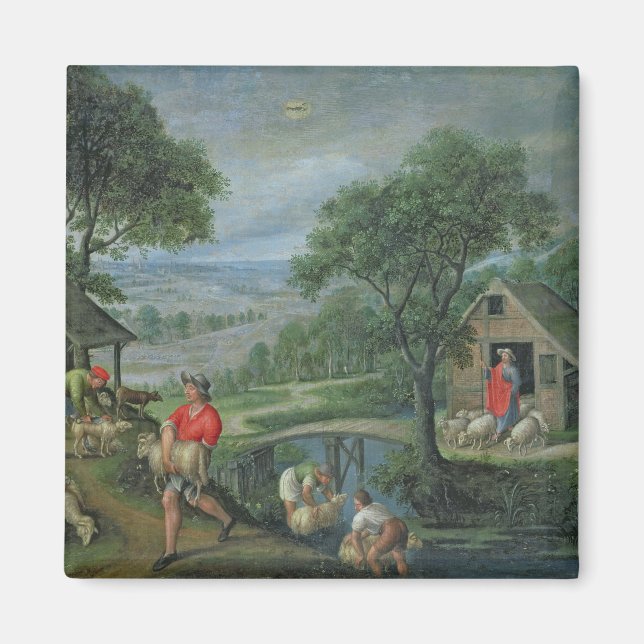 Parable of the Good Shepherd, c.1580-90 Magnet (Front)