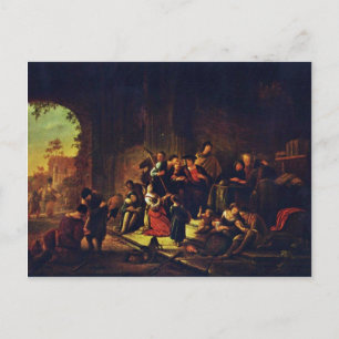 Parable Of The Laborers In The Vineyard By Wet D. Postcard