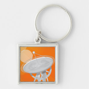Parabolic Antenna Key Ring