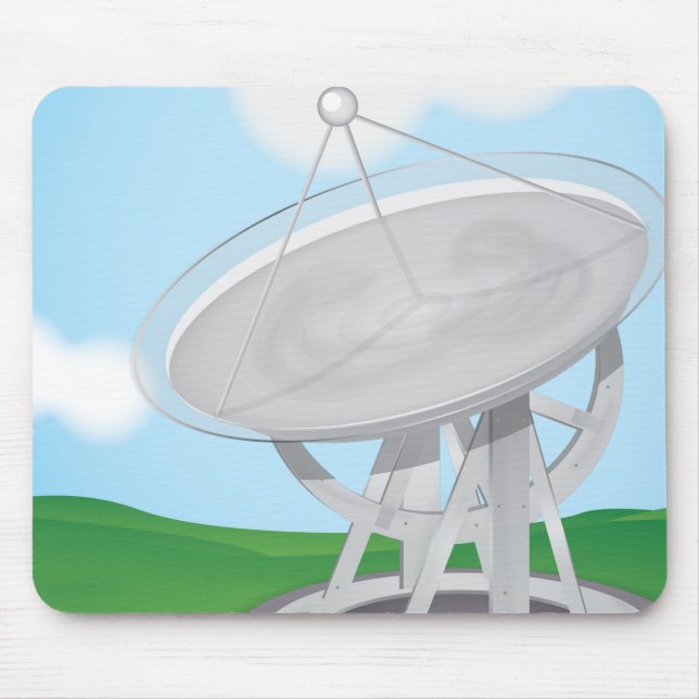 Parabolic Antenna Mouse Mat (Front)
