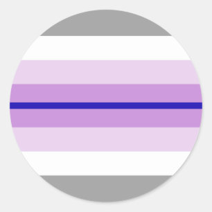 paraboy pride flag classic round sticker