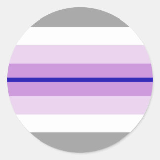 paraboy pride flag classic round sticker