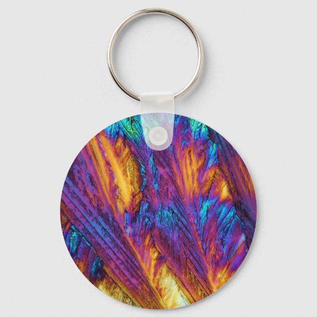 Paracetamol under the microscope key ring (Front)