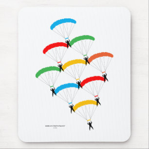 Parachute Formation Mouse Mat