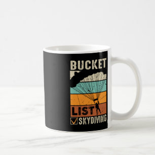 Parachute Jump Skydiver Instructor Bucket Lists Sk Coffee Mug