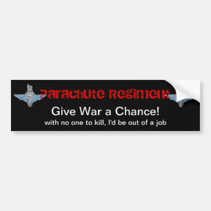 parachute regiment war sticker