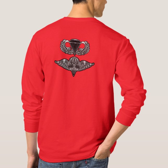 Parachute Rigger (AIRBORNE) T-Shirt (Back)