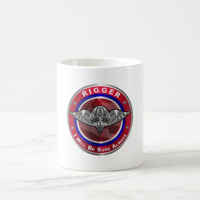 Parachute Rigger-Amazing Airborne Soldiers Coffee Mug (Center)