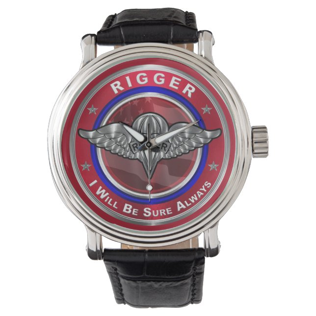 Parachute Rigger-Amazing Airborne Soldiers   Watch (Front)