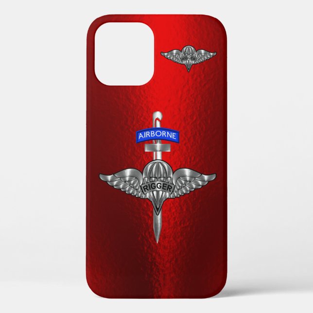 Parachute Rigger Customised Case-Mate iPhone Case (Back)