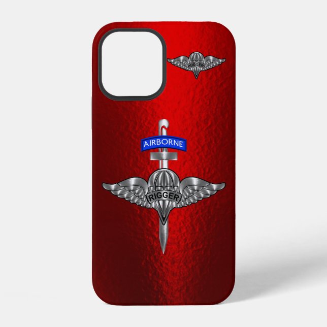 Parachute Rigger Customised iPhone Case (Back)