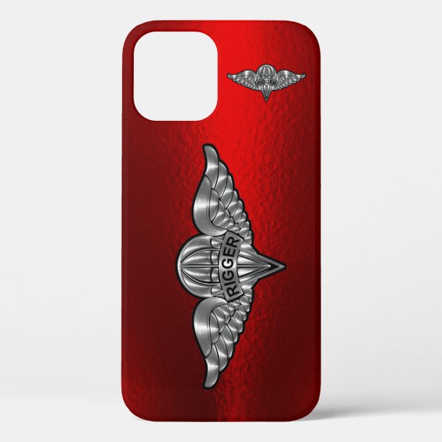 Parachute Rigger Customised Wings Case-Mate iPhone Case (Back)