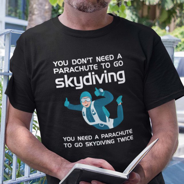 Parachute Skydiving T-Shirt (Creator Uploaded)