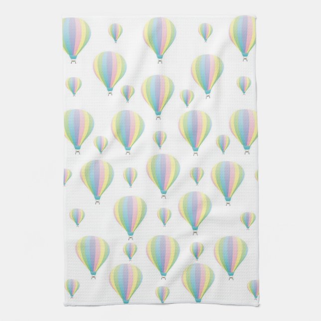 Parachutes Kitchen Hand Towel (Vertical)