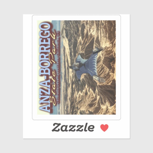 PARACHUTING - ANZA BORREGO DESERT - CALIFORNIA USA (Sheet)
