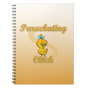 Parachuting Chick Notebook