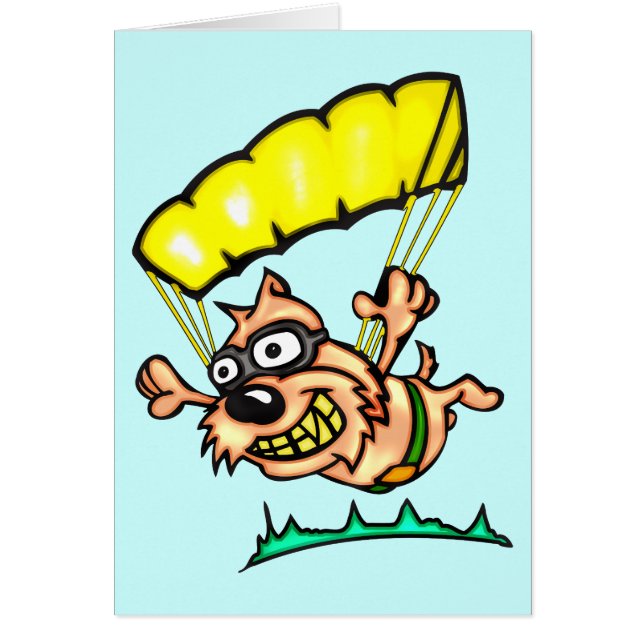 Parachuting Dog (Front)