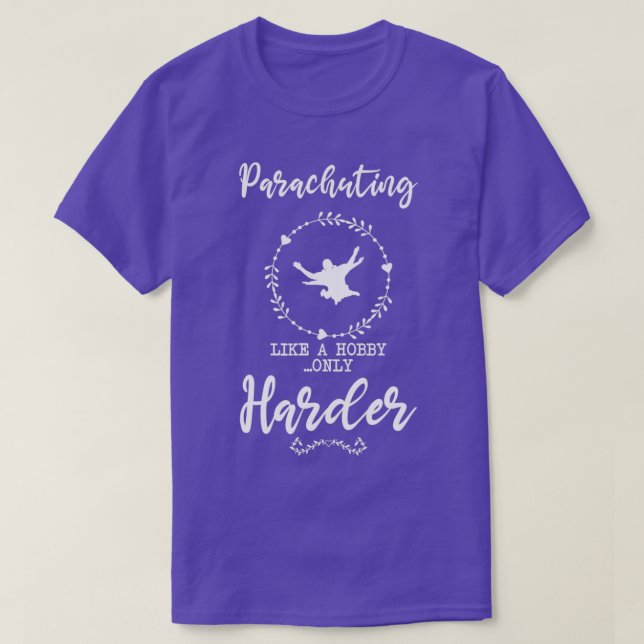 Parachuting Funny Design For Gift 19 T-Shirt (Design Front)