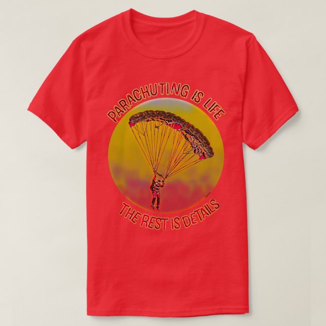 Parachuting Life T-Shirt (Design Front)