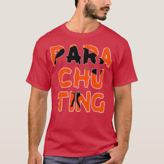 Parachuting Shadow Name T-Shirt