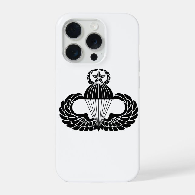 Parachutist badge, Master iPhone Case (Back)