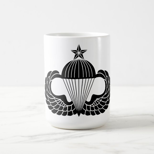Parachutist badge, Senior Coffee Mug (Center)