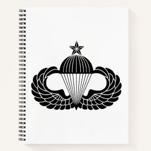 Parachutist badge, Senior Notebook
