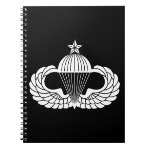 Parachutist badge, Senior Notebook
