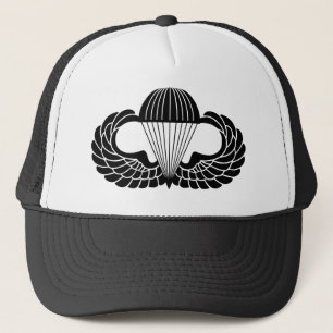 Parachutist badge trucker hat
