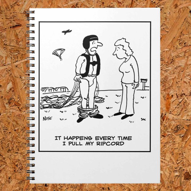 Parachutist Skydiving by Parachute has Problem Notebook (Creator Uploaded)