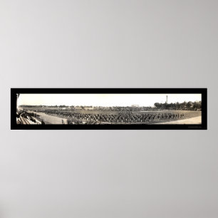 Parade At Purdue Photo 1913 Poster