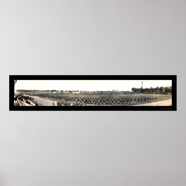 Parade At Purdue Photo 1913 Poster (Front)