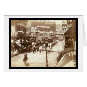 Parade Celebrating Deadwood Railroad SD 1888