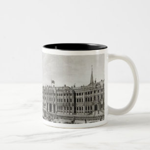 Parade in front of the Imperial Palace Two-Tone Coffee Mug