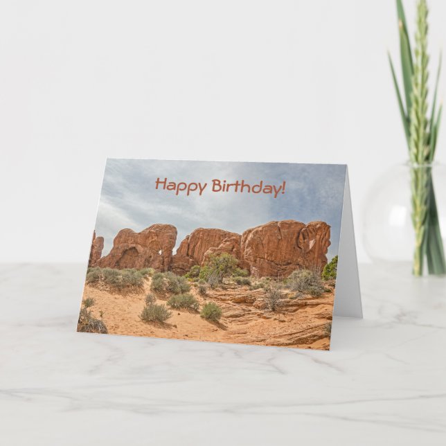 Parade of Elephants - Arches National Park Card (Front)