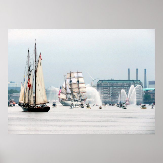Parade of Sails Boston Poster (Front)