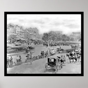 Parade on Pennsylvania Avenue, Washington, DC 1865 Poster