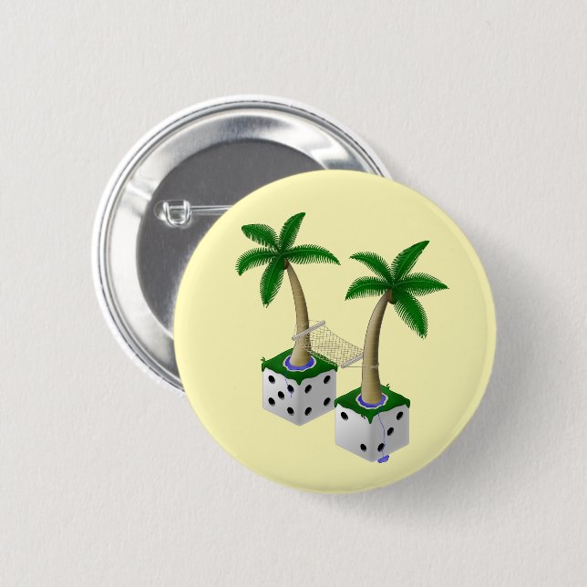 Paradice 6 Cm Round Badge (Front & Back)