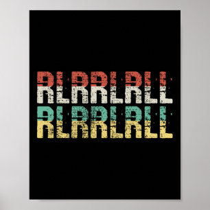 Paradiddle Drummer Gift Drumset Gift Poster