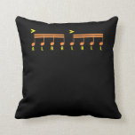 Paradiddle Drummer Sheet Music Drumming Cushion<br><div class="desc">The Paradiddle is a crucial skill for every drummer. any drummer will know this drum rhythm by sight or by sound. Perfect drummer t-shirt</div>
