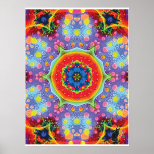 Paradigm Kinetic Collage Kaleidoscope Poster