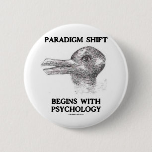 Paradigm Shift Begins With Psychology 6 Cm Round Badge