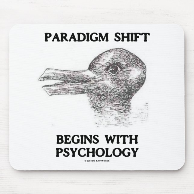 Paradigm Shift Begins With Psychology Mouse Mat (Front)